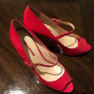 Prada Wedge Sandals size 10
